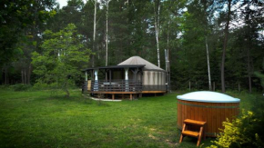 Jurty w Lesie KotfaLas Glamping Świętokrzyskie-SPA